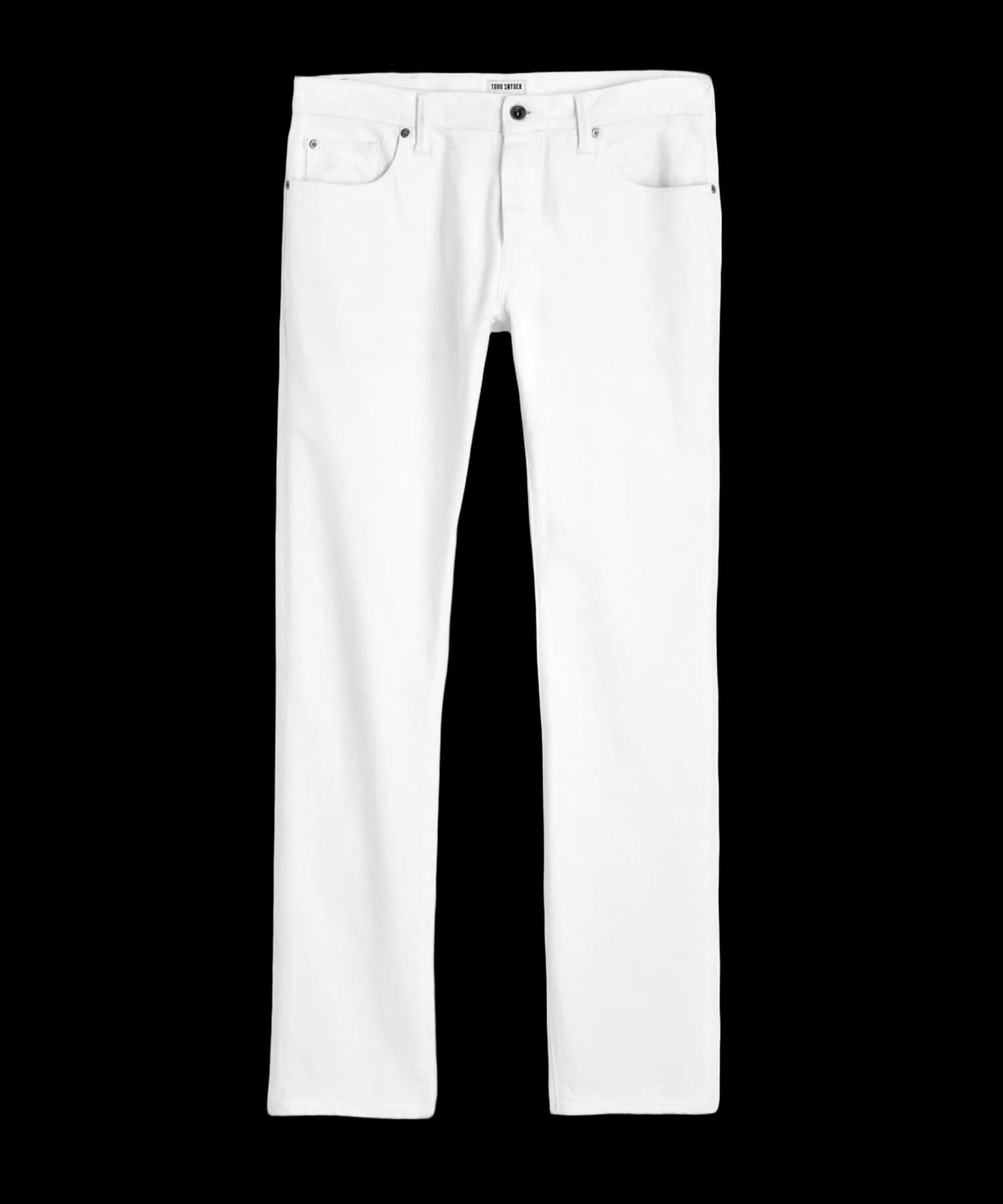 Slim Japanese Selvedge Stretch Jean in White