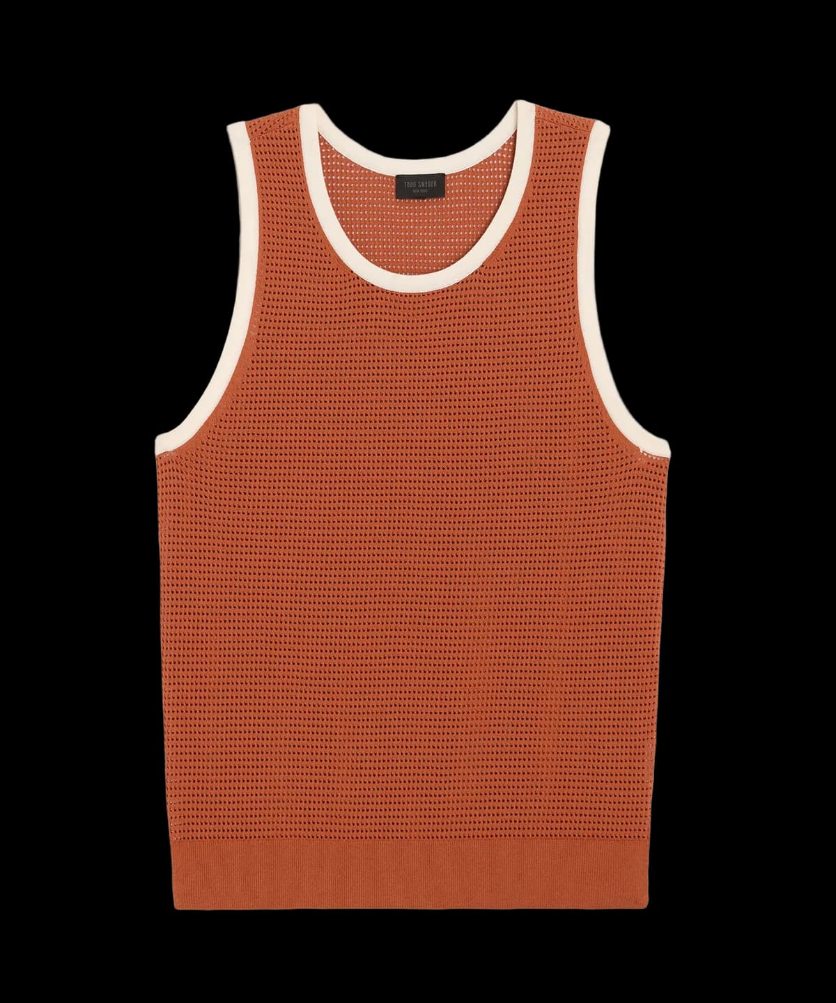 Tipped Luxe Mesh Tank