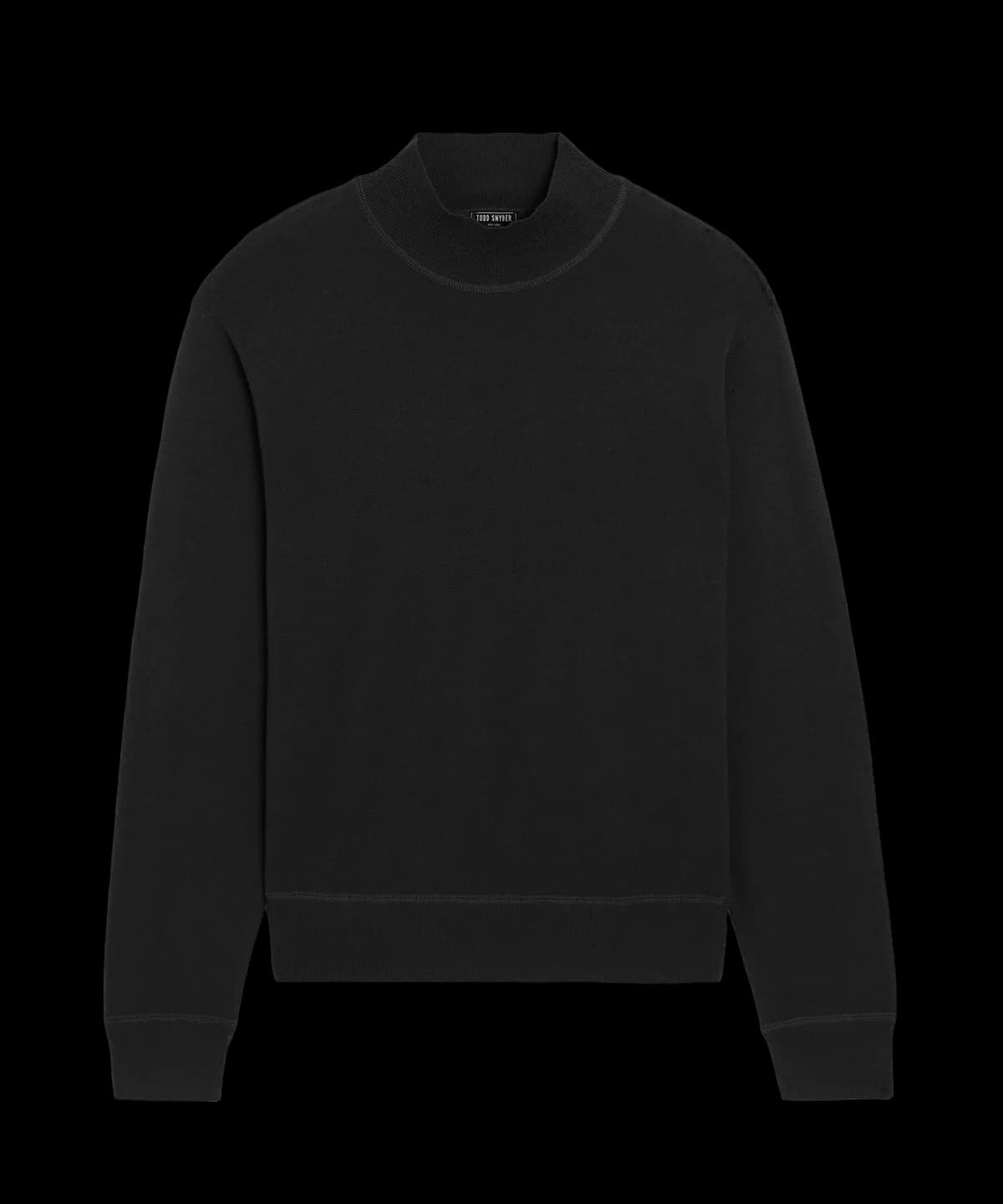 Merino Mock Neck Sweater