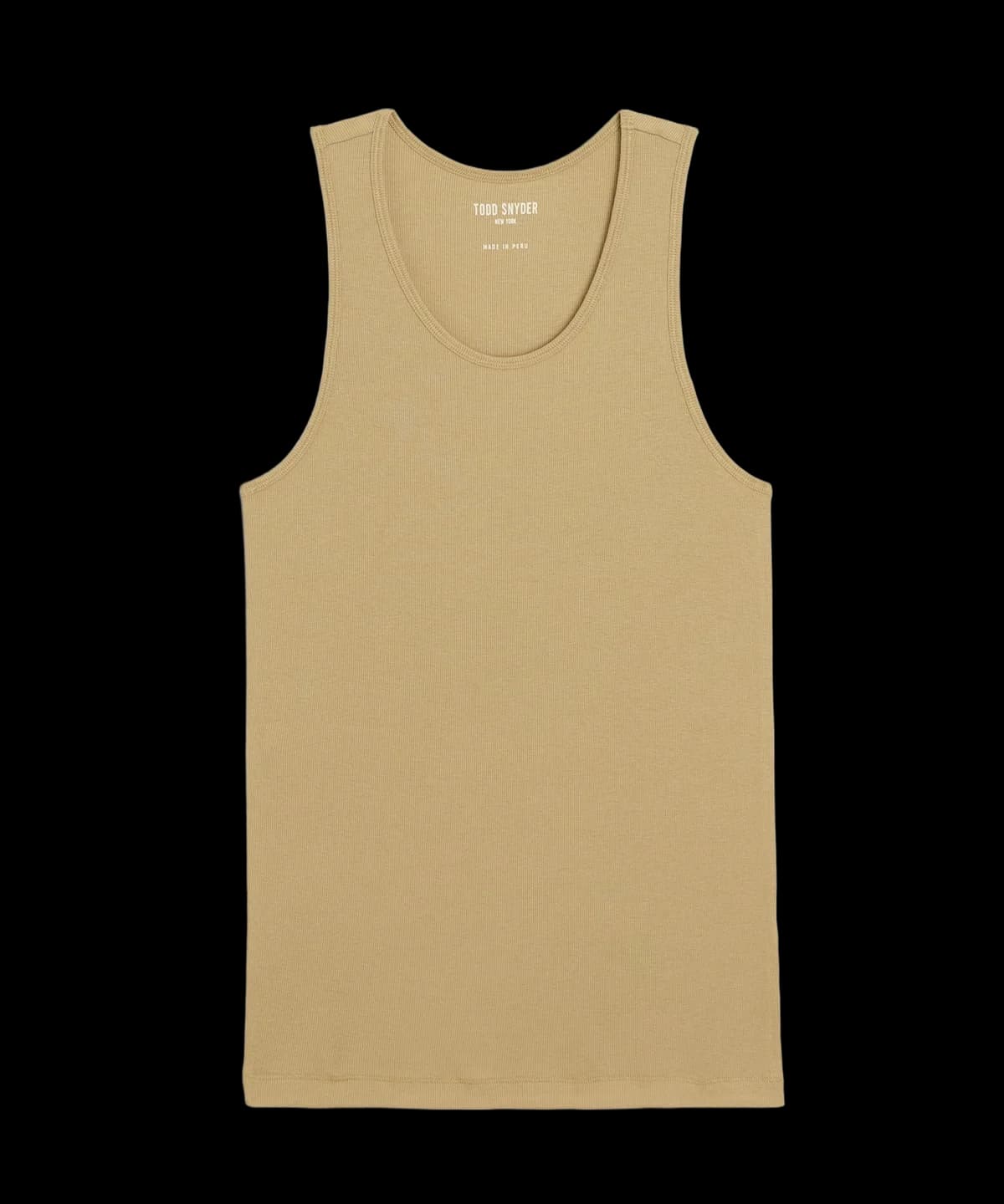 Slim Ribbed Tank