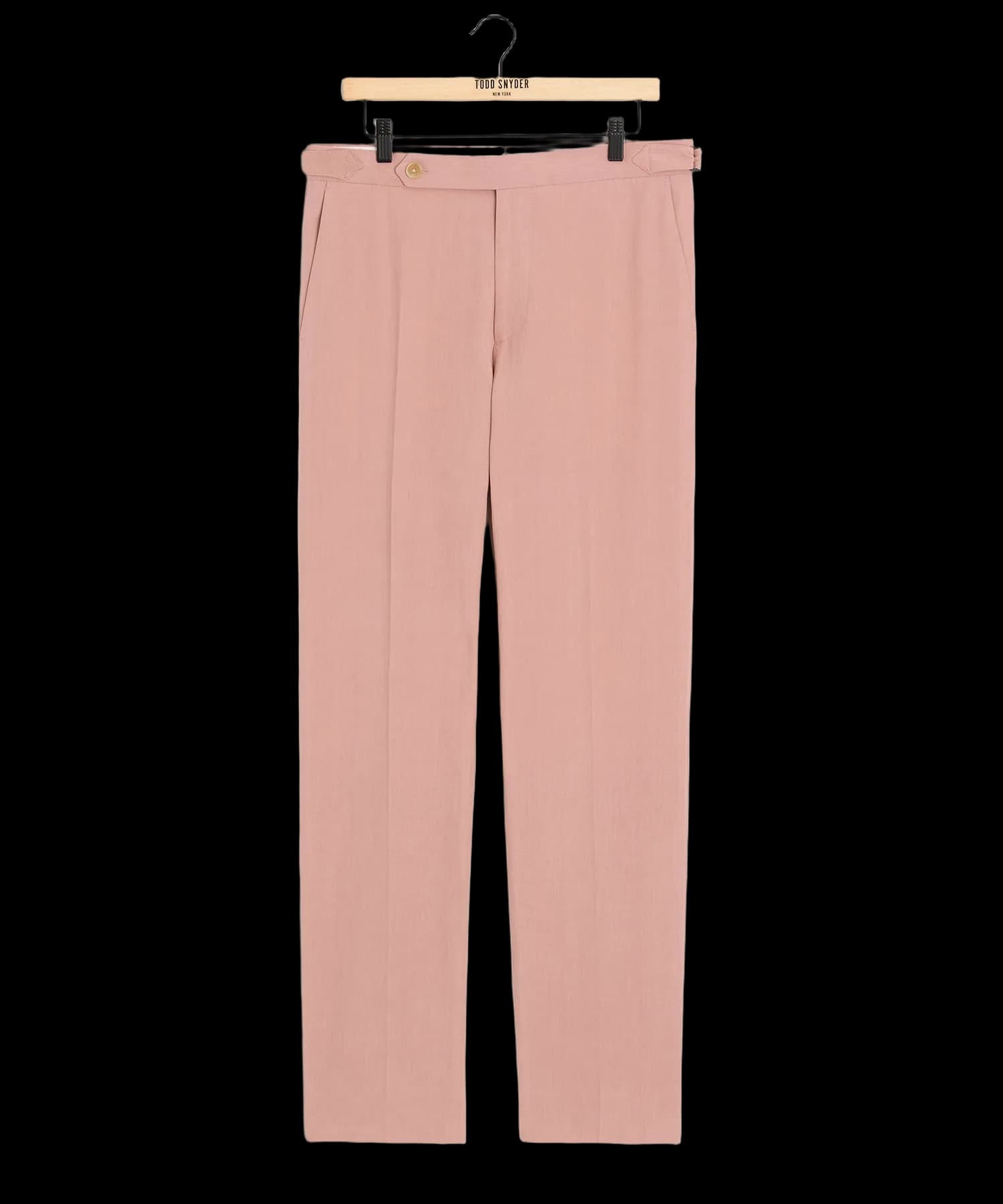Italian Sueded Linen Side Tab Trouser