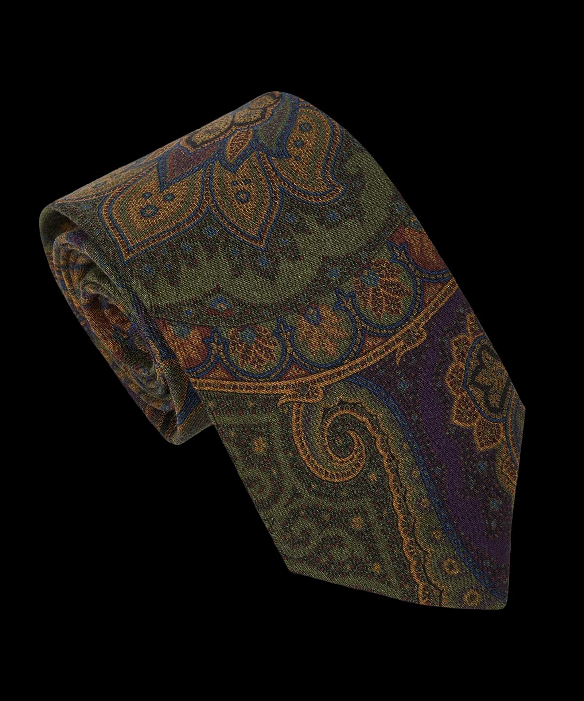 Italian Silk Exploded Paisley Tie