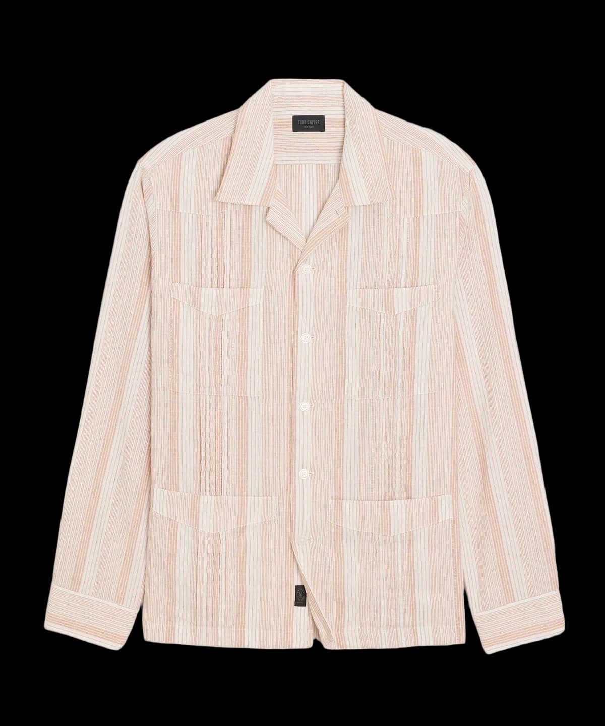 Cotton-Linen Guayabera Shirt