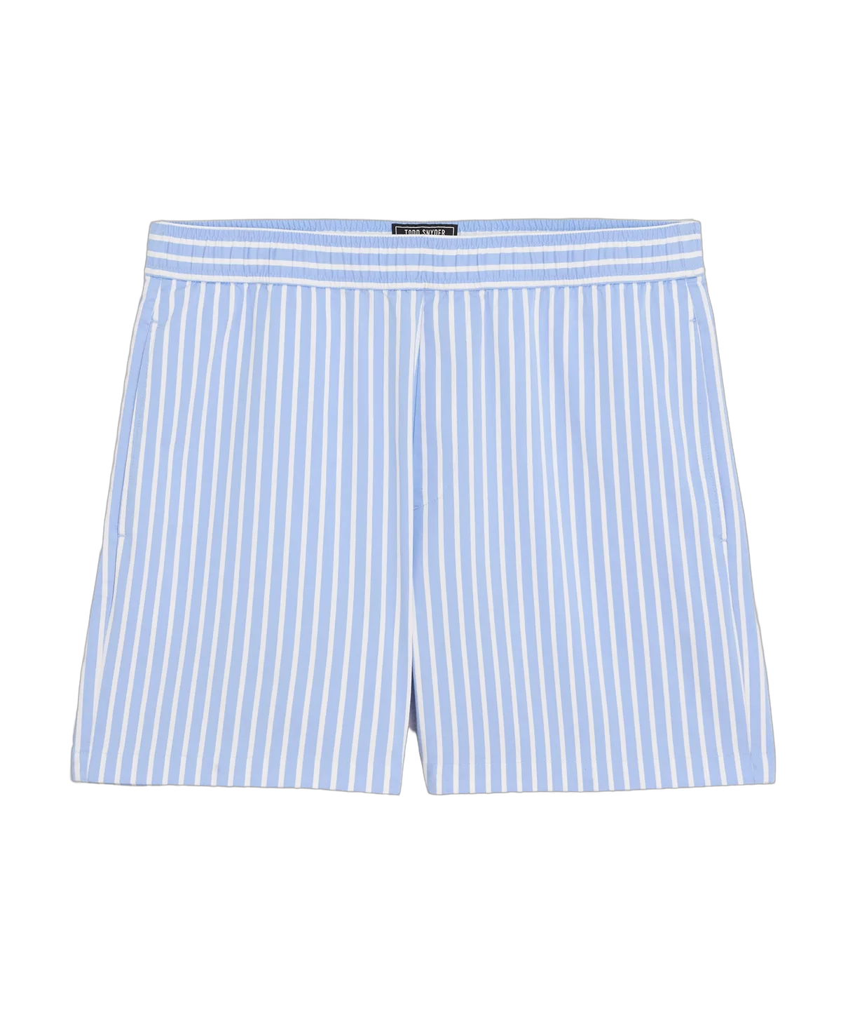5" Striped Poplin Short