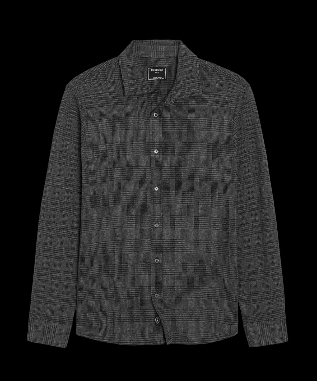 Knit Cotton Dress Shirt
