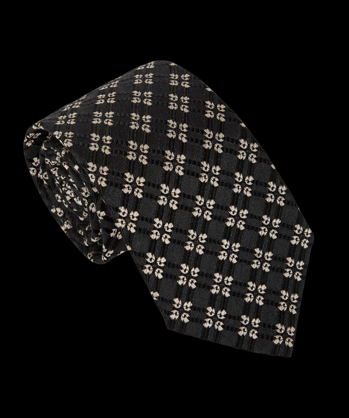 Italian Silk-Wool Diamond Tie
